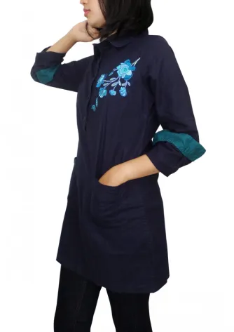 Dresses / Blouses CALIBRI BLOUSE 3 07_calibrii_navy_02