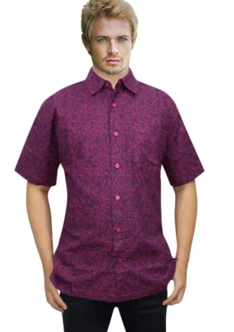 Oregano Fashion Casual OREGANO - MARTINO SHIRT 1 37_oregano_martino_red_04