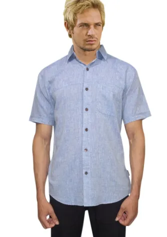 Oregano Fashion Casual OREGANO - LEVISO SHIRT -BLUE 1 43_oregano_leviso_blue_04