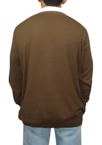 Oregano Fashion Casual OREGANO - TORRELAGUNA L/S SWEATER -BROWN 2 46_oregano_torrelaguna_brown_04