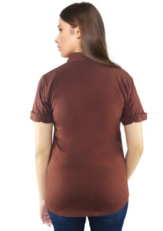 Shirt ALA VERGA SHIRT 2 a_la_verga_polo__brown__b