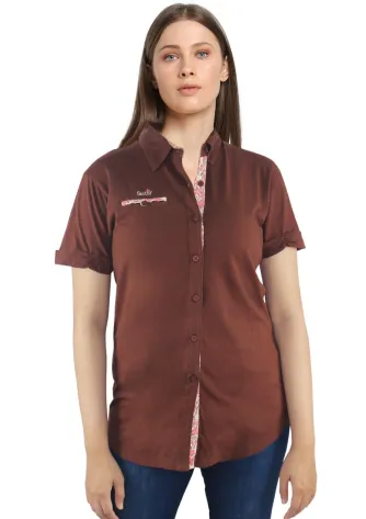 Shirt ALA VERGA SHIRT 1 a_la_verga_polo__brown__f