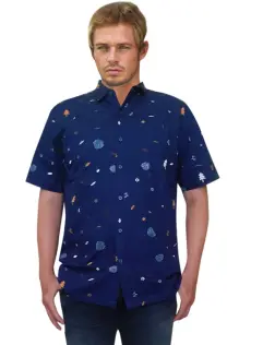 OREGANO  BARBADOS SHIRT  NAVY