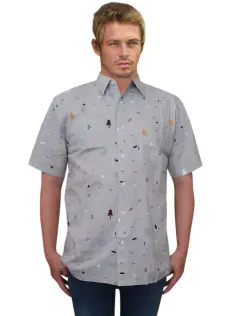 OREGANO  BARBADOS SHIRT  GREY