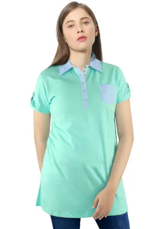 Polo Shirt CONNIE POLOSHIRT 1 connie_polo__light_green__f