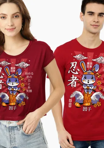 T.shirt couple NINJA TEE (MEN) + KATANA TEE (LADIES) 1 couple_imlek_02