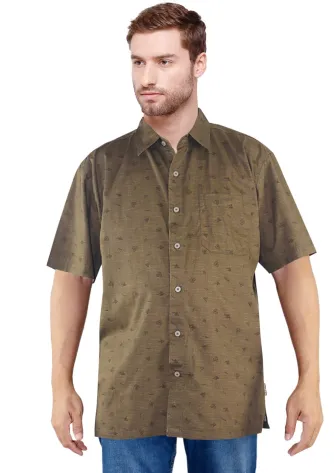 Oregano Fashion Casual OREGANO - CUERVO SHIRT-KHAKI 1 cuervo_shirt__khaki__f_oregano