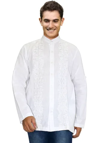 Moeslem wear DAHRAN KAFTAN L/S 1 dhahran_kaftan__white__a