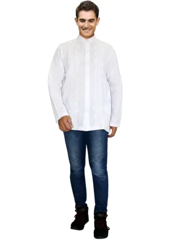 Moeslem wear DAHRAN KAFTAN L/S 2 dhahran_kaftan__white__c