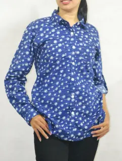 NAVY VELLEY SHIRT