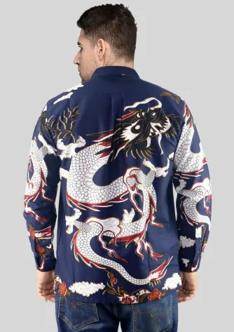 Oregano Fashion Casual OREGANO - EMPIRE HR L/S SHIRT-NAVY 2 empire_hr__ls_shirt__navy__b