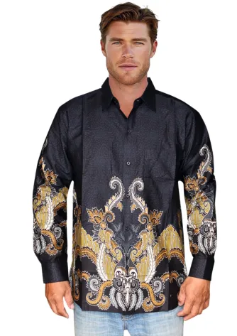 Oregano Fashion Casual OREGANO - ESTEPONA L/S SHIRT 1 estepona_shirt__black__f