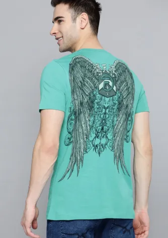 T-Shirt FALLEN ANGEL TEE - TURQUISE 1 fallen_angel_tee__back