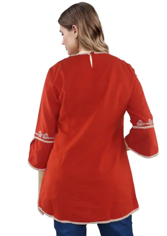 Shirt JIRAH TUNIC - ORANGE 2 jirah_tunic__orange__b