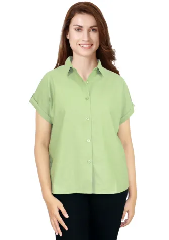 Shirt KHOCHI SHIRT - LIGHT GREEN 1 khochi_shirt__light_green__f