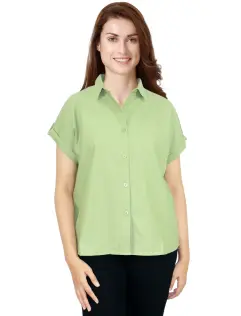 KHOCHI SHIRT  LIGHT GREEN