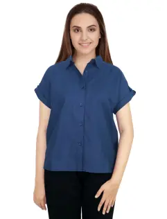 KHOCHI SHIRT  NAVY