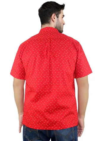 Oregano Fashion Casual OREGANO - LOGRONO SHIRT 2 logrono_shirt__red__b