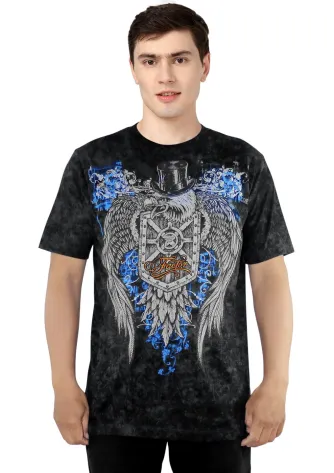 T-Shirt MAGIC EAGLE TEE - BLACK 1 magic_eagle_tee__marble_black__f