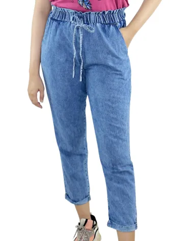 Denim / Jeans MICHELIA BAGGY JEANS-LGTBLUE 1 michelia_baggy_jeans__light_blue__f