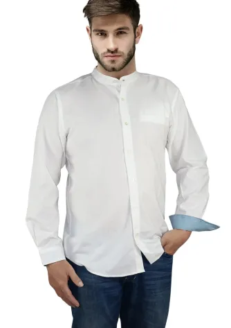 Oregano Fashion Moeslem OREGANO - MOZIA L/S KAFTAN-WHITE 1 mozia_shirt__white__f