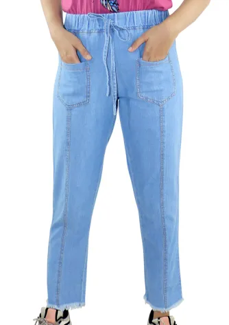 Denim / Jeans MYOSOTIS JEANS-LIGHT BLUE 1 myosotis_byf_jeans__lightblue__f