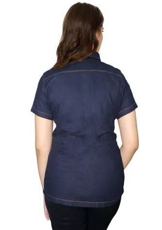 Shirt NAOMI SHIRT - NAVY 2 naomi_shirt__navy__b