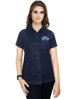 NAOMI SHIRT  NAVY