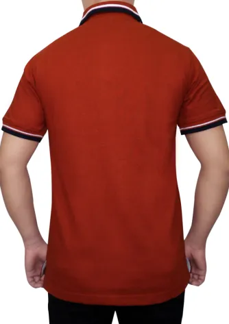 Polo Shirt PEVERELL POLO - RAWSIENNA 3 paverell_polo_rawsienna__b