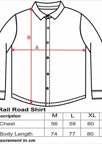 Shirt TRADERS SHIRT L/S 4 rail_road_shirt