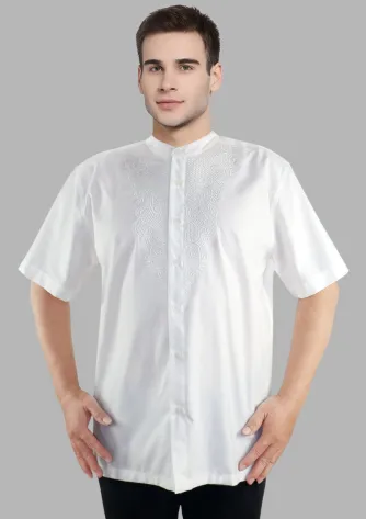 Moeslem wear RAJHI S/S KAFTAN - OFF WHITE 1 rajhi_kaftan__offwhite__f
