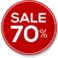  SALE 70% sale 70