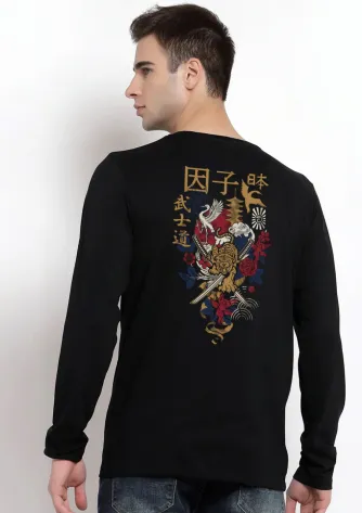T-Shirt SAMURAI TIGER TEE L/S 1 samurai_tiger_tee_black_back
