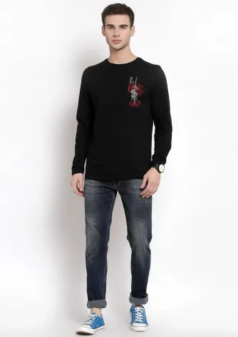 T-Shirt SAMURAI TIGER TEE L/S 3 samurai_tiger_tee_black_full