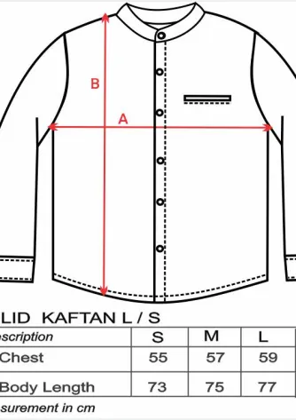 Oregano Fashion Moeslem OREGANO - TASJEEL L/S KAFTAN - OFFWHITE 3 solid_kaftan_long_sleeve