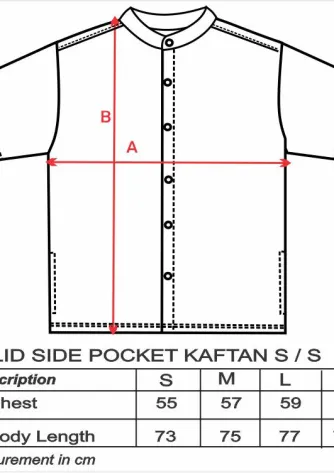 Oregano Fashion Moeslem OREGANO - OZEL S/S KAFTAN-KHAKY 3 solid_side_pocket_kaftan_short_sleeve