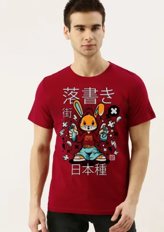 T-Shirt STREET ART TEE 1 street_art__red__f