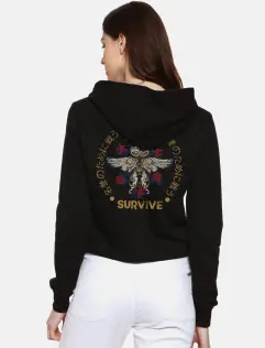 SURVIVE HOODED LS TEE