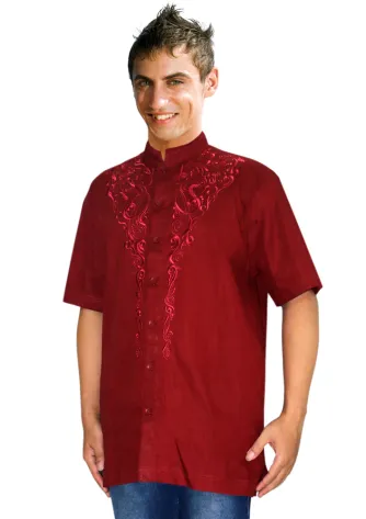 Moeslem wear TABUK KAFTAN S/S 1 tabuk_kaftan__maroon__a