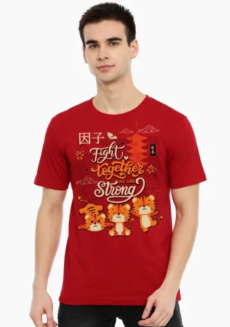 T-Shirt TOGETHER TEE 1 together_tee__red_brick__f