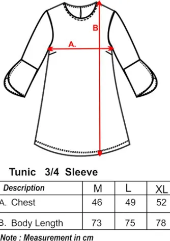 Shirt JIRAH TUNIC - NAVY 3 tunic_of_three_quarters