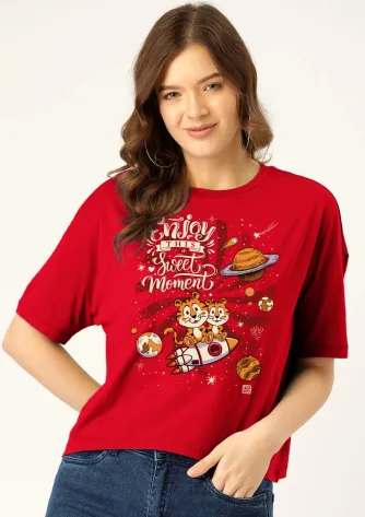 T-Shirt TWO SWEET TEE 1 two_sweet_tee__red__f