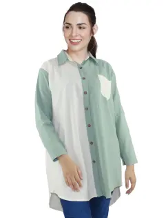 VEGA BLOUSE  GREEN