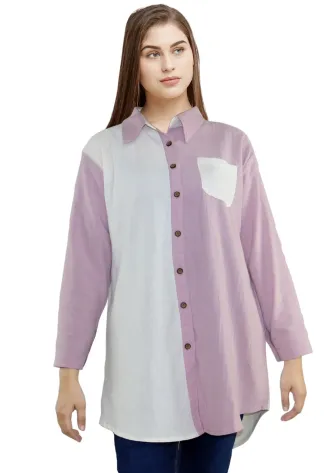 Dresses / Blouses VEGA BLOUSE - LILAC 1 vega_blouse__lilac__front