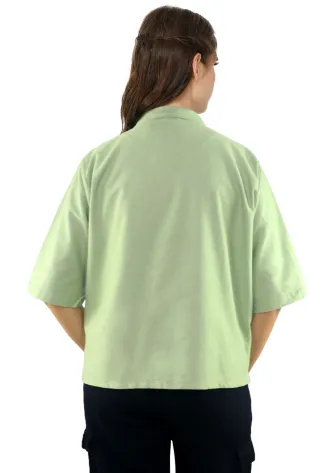 Shirt VELSEN SHIRT -LIGHT GREEN 2 velsen_crop_shirt__lightgreen__b