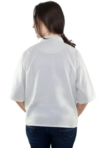 Shirt VELSEN SHIRT - WHITE 2 velsen_crop_shirt__white__b