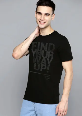 T-Shirt WAY UP TEE 1 way_up_tee__black__f