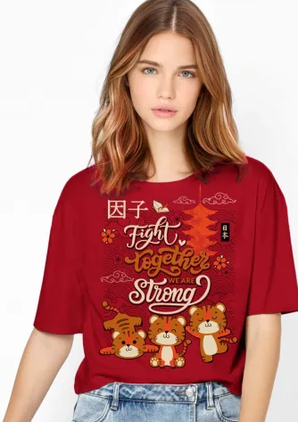 T-Shirt WE ARE STRONG TEE 1 weare_strong_tee__red_brick__f