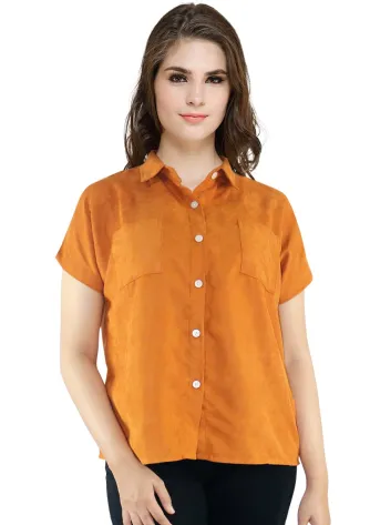Shirt WINA SHIRT - BROWN 1 wina_shirt__brown__f