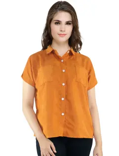 WINA SHIRT  BROWN